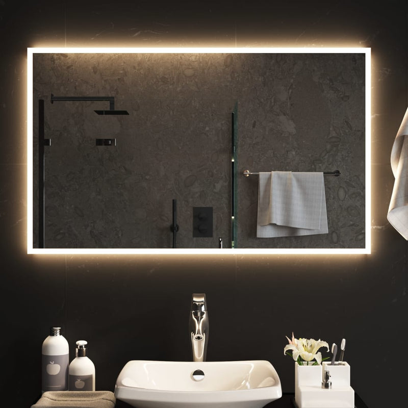vidaXL LED Bathroom Mirror 60x100 cm