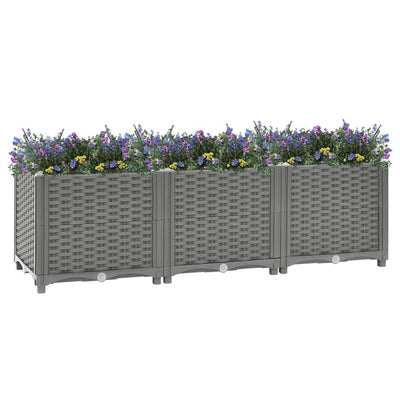 vidaXL Raised Bed 160x40x38 cm Polypropylene