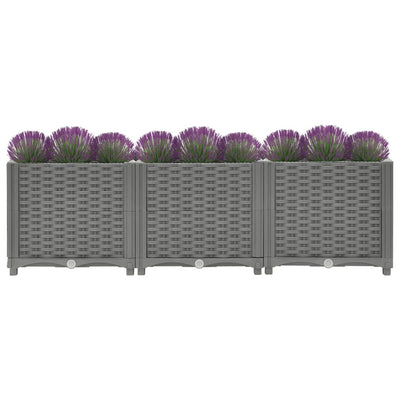 vidaXL Raised Bed 160x40x38 cm Polypropylene