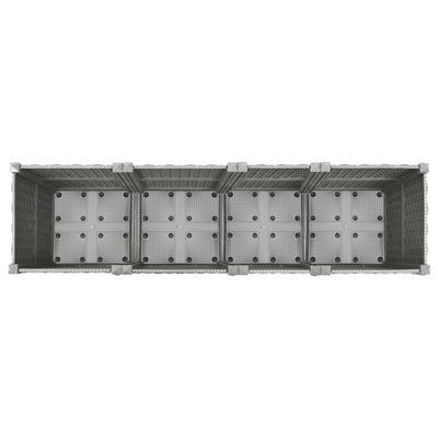 vidaXL Raised Bed 160x40x38 cm Polypropylene