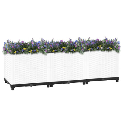 vidaXL Raised Bed 160x40x38 cm Polypropylene