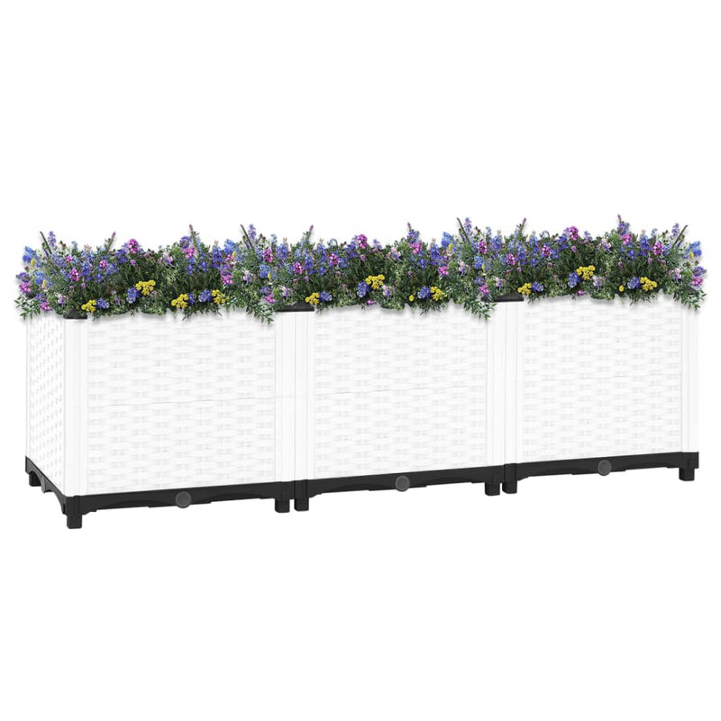 vidaXL Raised Bed 160x40x38 cm Polypropylene