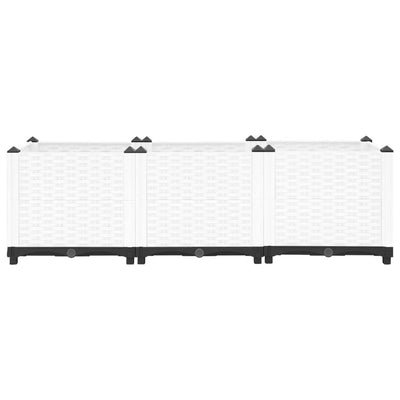 vidaXL Raised Bed 160x40x38 cm Polypropylene