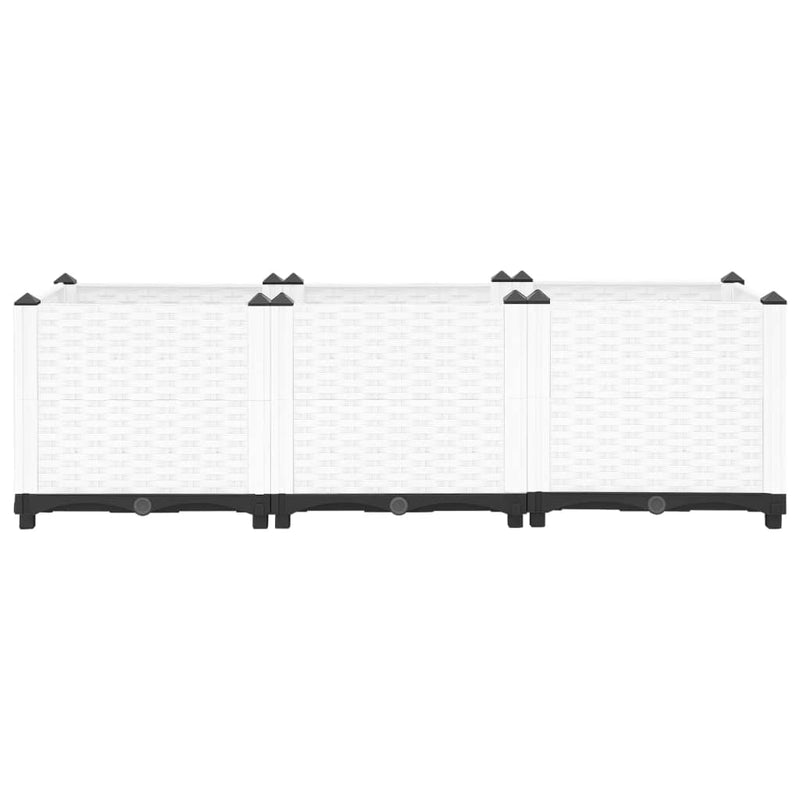 vidaXL Raised Bed 160x40x38 cm Polypropylene