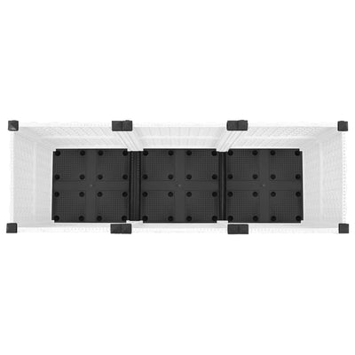 vidaXL Raised Bed 160x40x38 cm Polypropylene