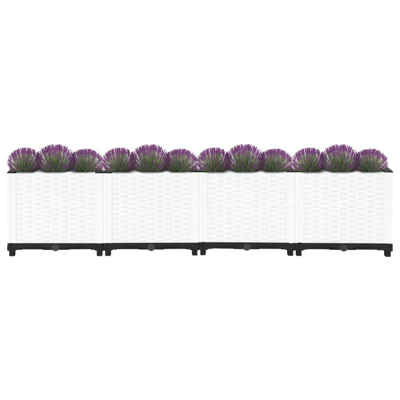vidaXL Raised Bed 160x40x38 cm Polypropylene