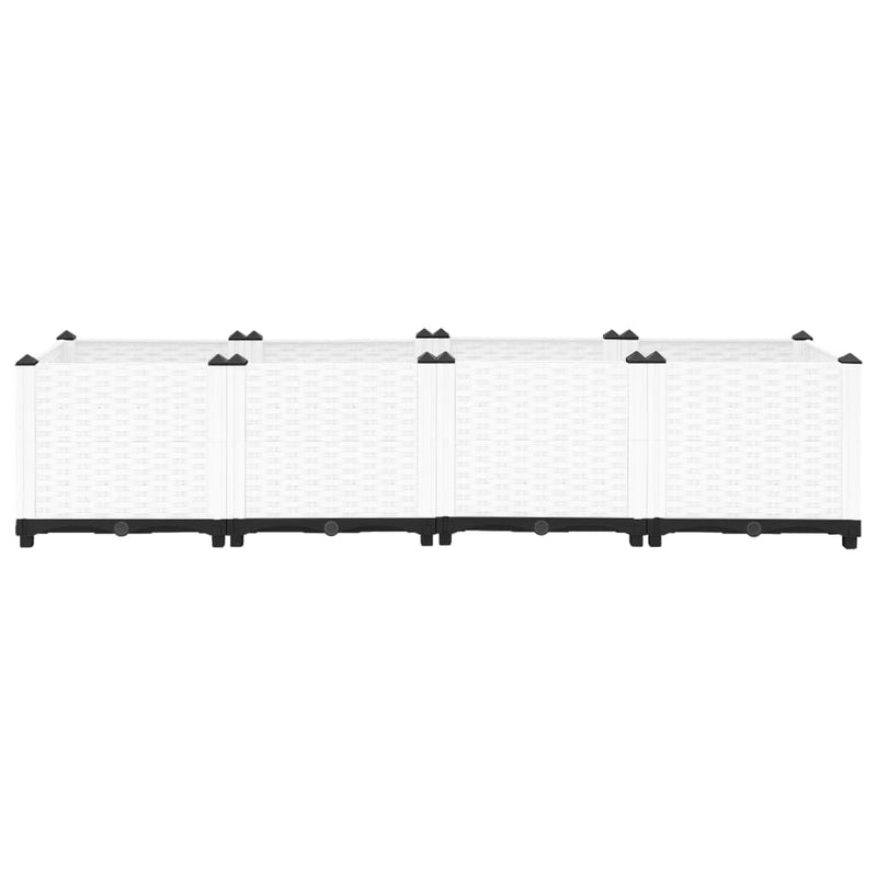 vidaXL Raised Bed 160x40x38 cm Polypropylene