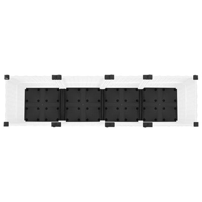 vidaXL Raised Bed 160x40x38 cm Polypropylene