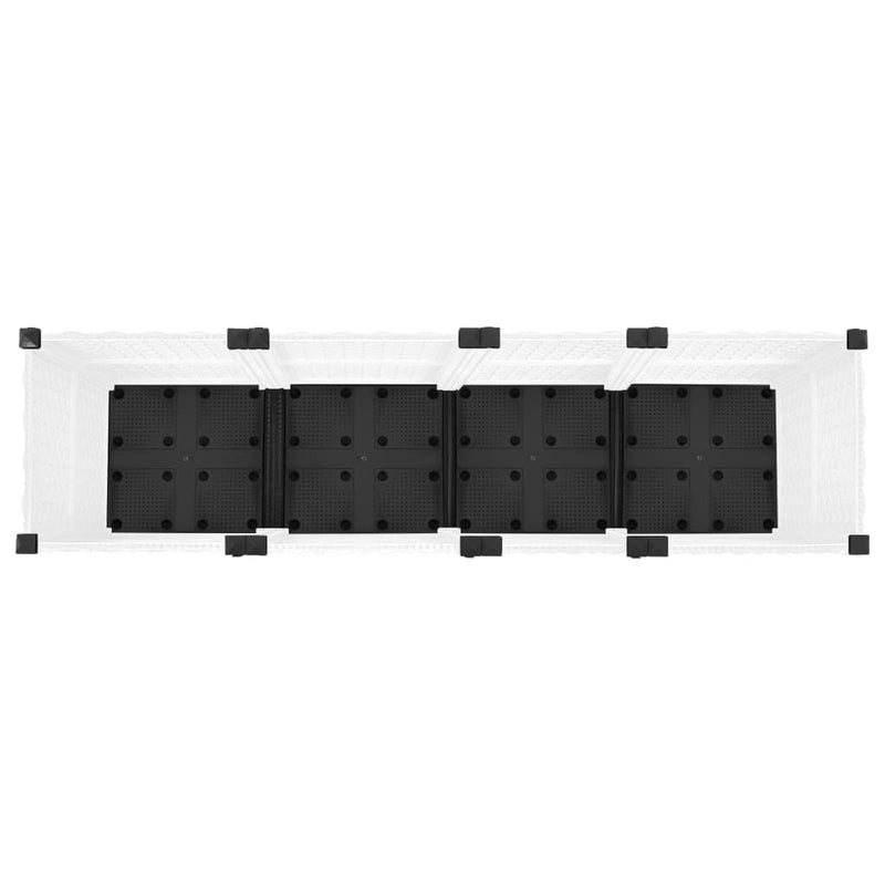 vidaXL Raised Bed 160x40x38 cm Polypropylene