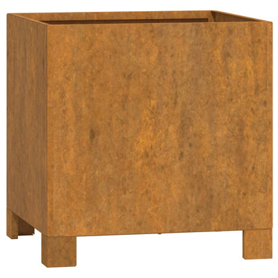 vidaXL Planter with Legs Rusty 49x47x50 cm Corten Steel