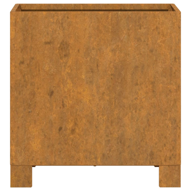 vidaXL Planter with Legs Rusty 49x47x50 cm Corten Steel