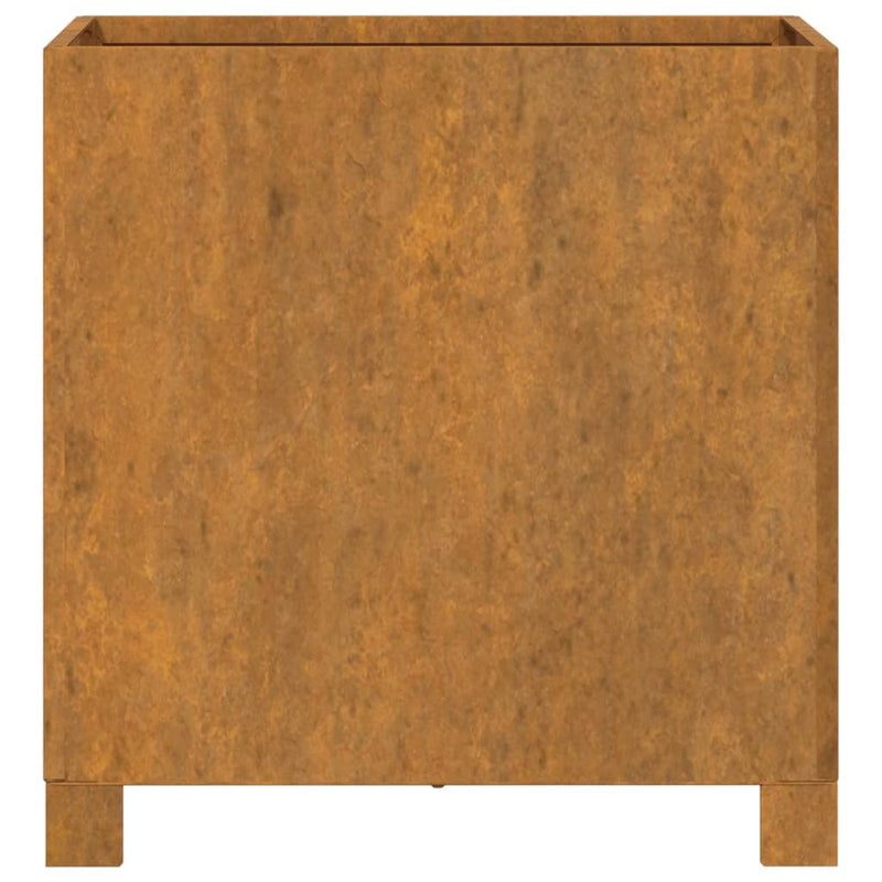 vidaXL Planter with Legs Rusty 49x47x50 cm Corten Steel
