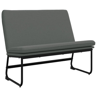 vidaXL Bench Dark Grey 100x75x76 cm Fabric