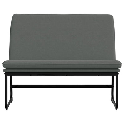 vidaXL Bench Dark Grey 100x75x76 cm Fabric