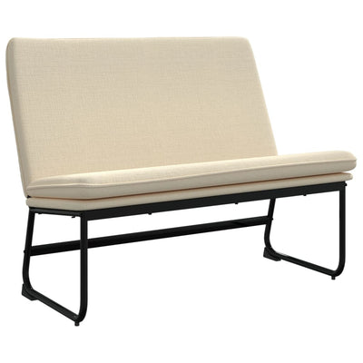 vidaXL Bench Dark Grey 100x75x76 cm Fabric