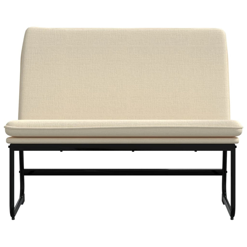 vidaXL Bench Dark Grey 100x75x76 cm Fabric