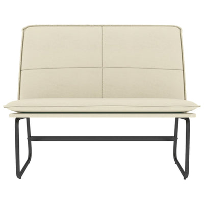 vidaXL Bench Cream 100x64x80 cm Faux Leather