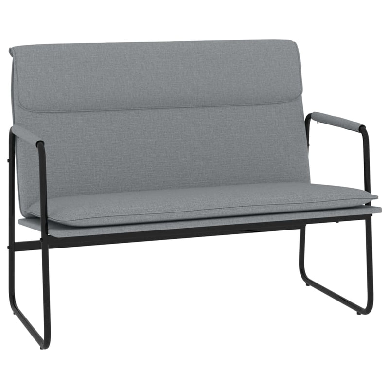 vidaXL Bench Cream 100x64x80 cm Fabric