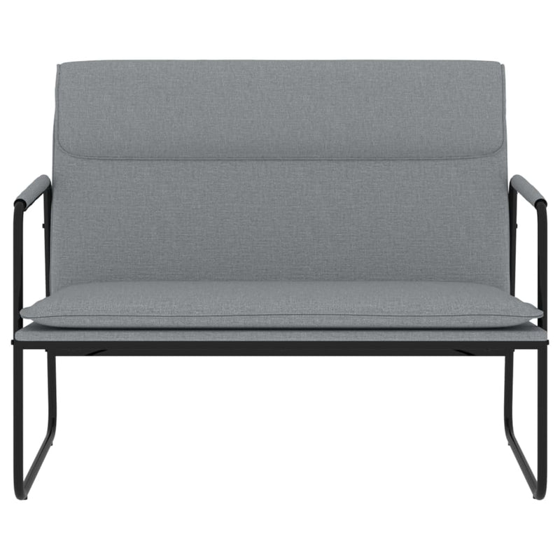 vidaXL Bench Cream 100x64x80 cm Fabric