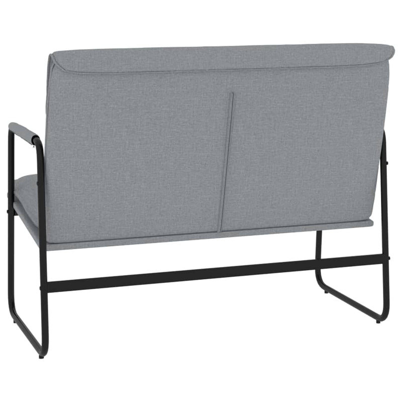 vidaXL Bench Cream 100x64x80 cm Fabric