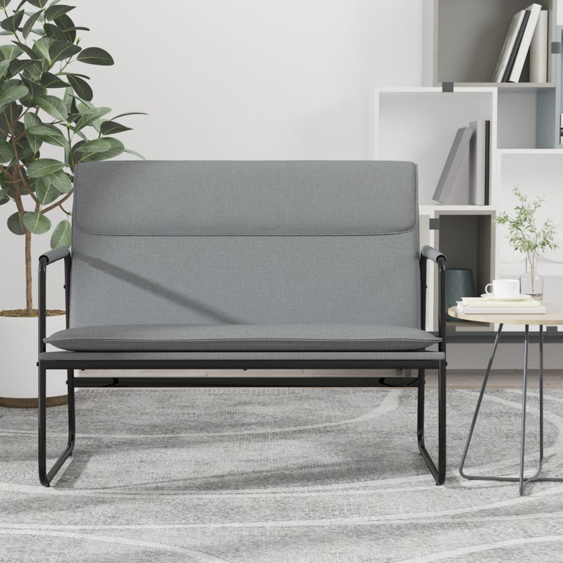 vidaXL Bench Cream 100x64x80 cm Fabric