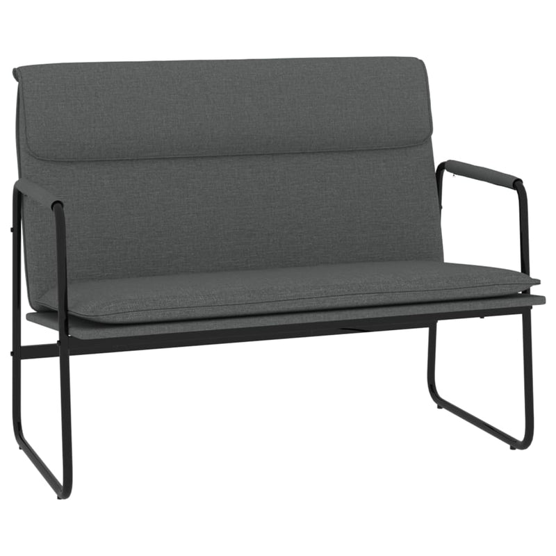 vidaXL Bench Cream 100x64x80 cm Fabric