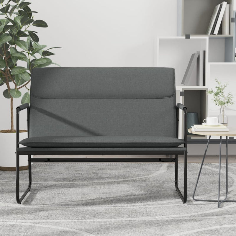 vidaXL Bench Cream 100x64x80 cm Fabric