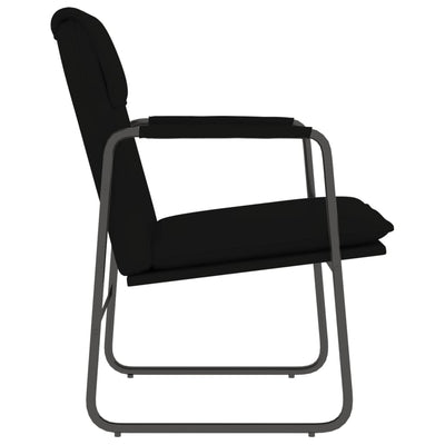 vidaXL Lounge Chair Black 54x75x76 cm Faux Leather