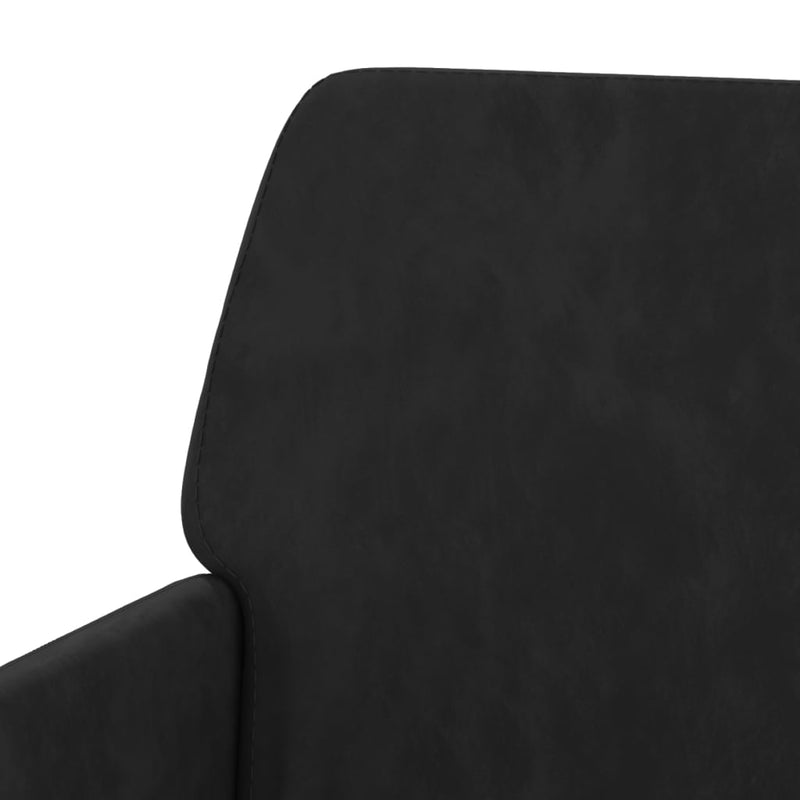 vidaXL Armchair Black 62x79x79 cm Velvet