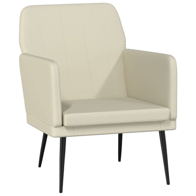 vidaXL Armchair Cream 61x78x80 cm Faux Leather