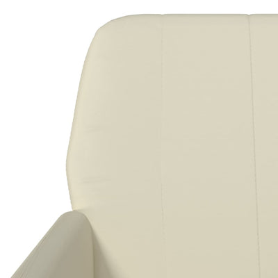 vidaXL Armchair Cream 61x78x80 cm Faux Leather