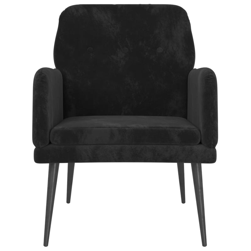 vidaXL Armchair Dark Grey 62x79x79 cm Velvet