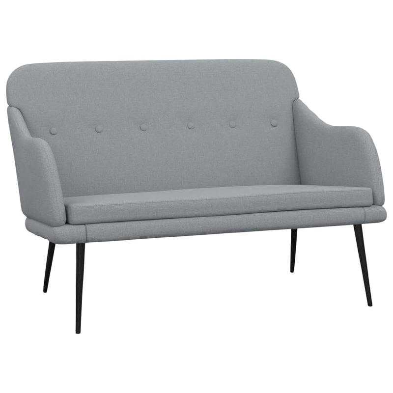 vidaXL Bench Dark Grey 110x76x80 cm Fabric