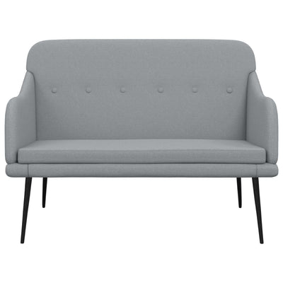 vidaXL Bench Dark Grey 110x76x80 cm Fabric