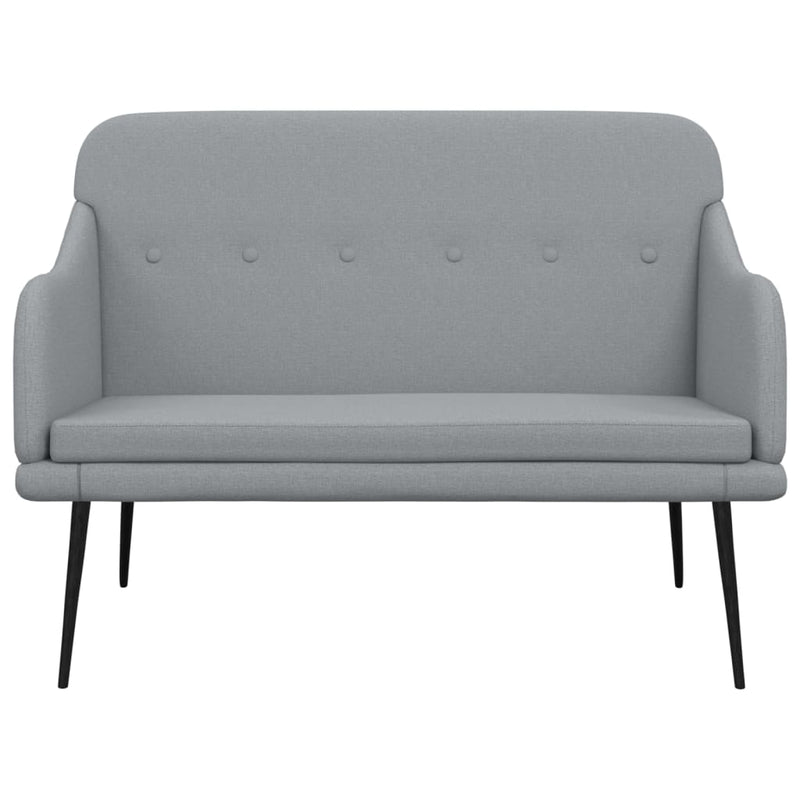 vidaXL Bench Dark Grey 110x76x80 cm Fabric