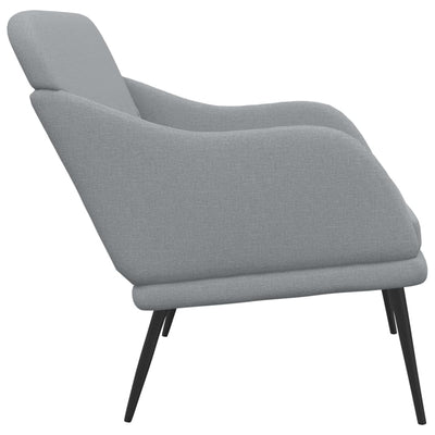 vidaXL Bench Dark Grey 110x76x80 cm Fabric