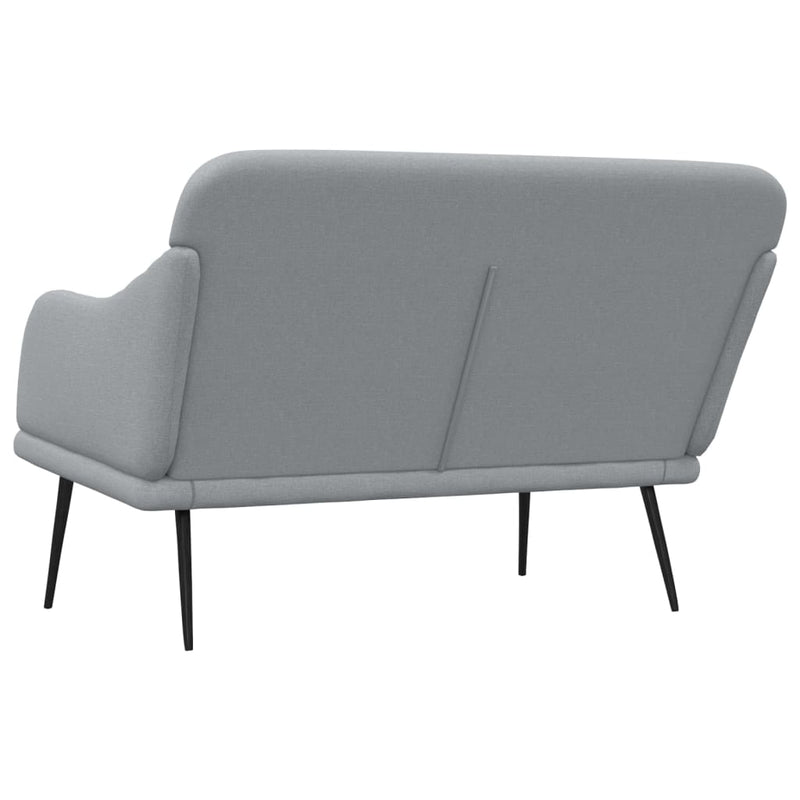 vidaXL Bench Dark Grey 110x76x80 cm Fabric