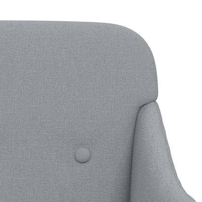vidaXL Bench Dark Grey 110x76x80 cm Fabric