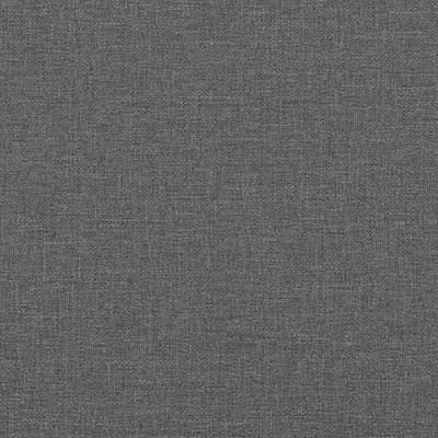 vidaXL Bench Dark Grey 110x76x80 cm Fabric