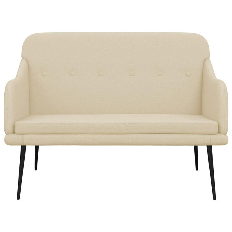 vidaXL Bench Dark Grey 110x76x80 cm Fabric