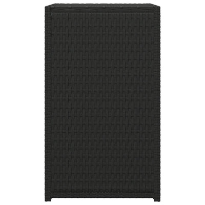 vidaXL C Table Black 40x35x60 cm Poly Rattan