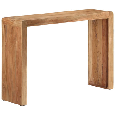 vidaXL Console Table 110x30x76 cm Solid Wood Acacia
