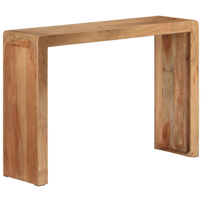 vidaXL Console Table 110x30x76 cm Solid Wood Acacia