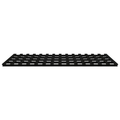 vidaXL Bed Frame without Mattress Black 183x203 cm King Solid Wood Pine