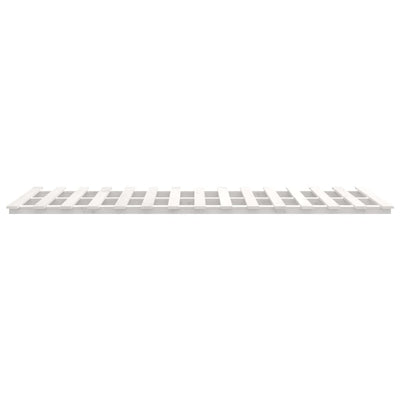 vidaXL Bed Frame without Mattress Black 135x190 cm Solid Wood Pine