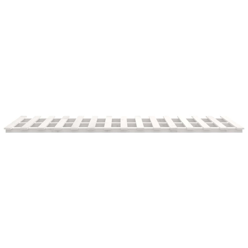 vidaXL Bed Frame without Mattress Black 135x190 cm Solid Wood Pine
