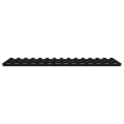 vidaXL Bed Frame without Mattress Black 135x190 cm Solid Wood Pine