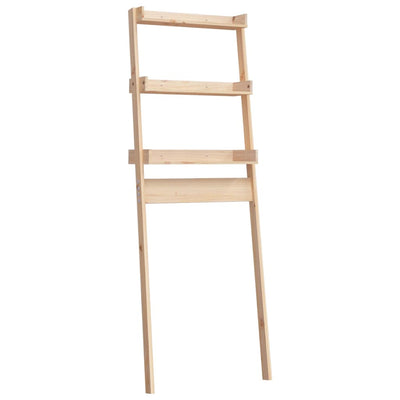 vidaXL Toilet Rack 63.5x32x179 cm Solid Wood Pine