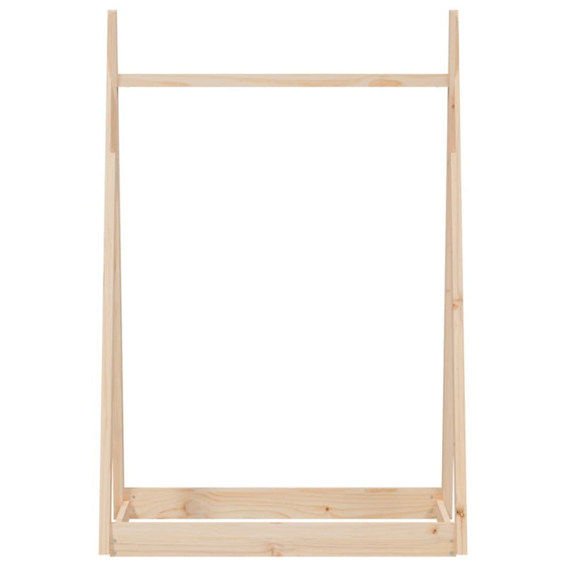 vidaXL Clothes Rack 100x45x150 cm Solid Wood Pine