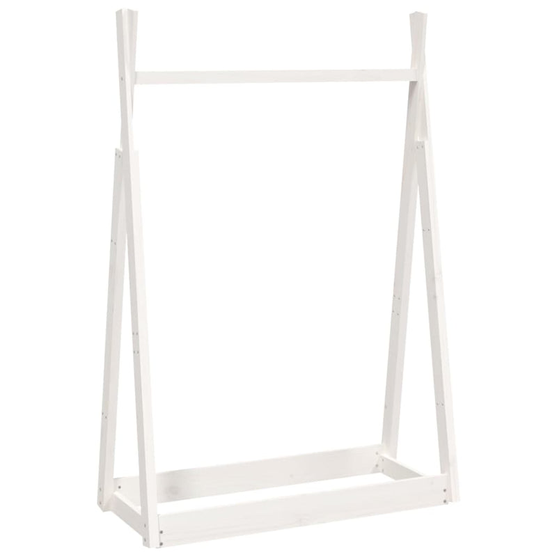 vidaXL Clothes Rack 100x45x150 cm Solid Wood Pine